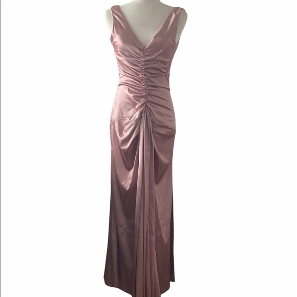 Dresses & Skirts - Sateen Sleeveless Long Gown Medium